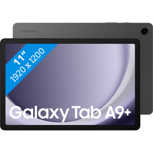 Samsung Galaxy Tab A9 Plus 11 inch 64GB Wifi Grijs | Coolblue