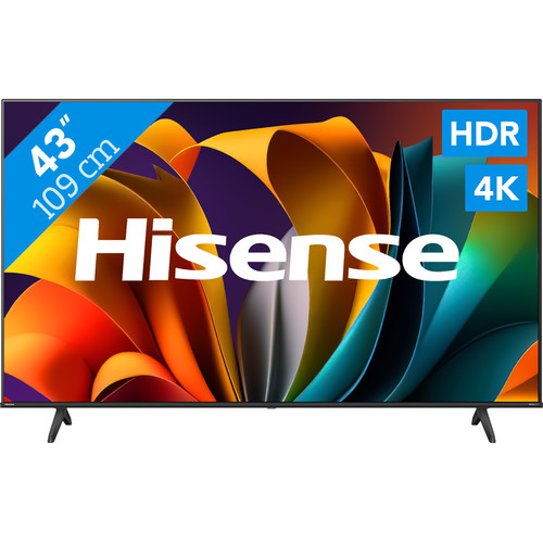Hisense 43v型 4K TV 43E65K 2024年製 ゲオ限定『43V型4Kチューナー内蔵液晶テレビ』が税込約5万円。4K