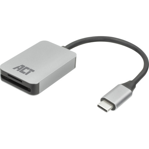 ACT USB-C kaartlezer voor SD en microSD | Coolblue | Geheugenkaartlezers