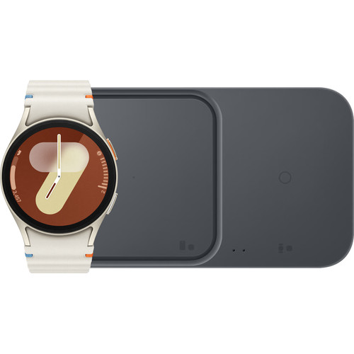 Samsung Galaxy Watch 7 Crème 40mm + Duo Draadloze Oplader