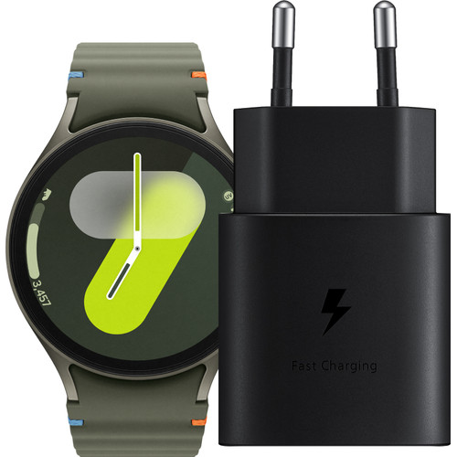 Samsung Galaxy Watch 7 Groen 44mm + Oplader 25W