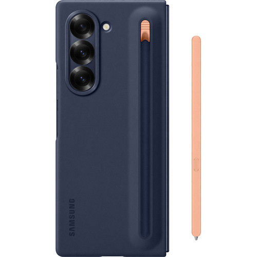 Samsung Galaxy Z Fold 6 Back Cover met S Pen Donkerblauw
