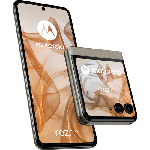 Motorola Razr 50 256GB Beige 5G | Coolblue | Mobiele telefoons