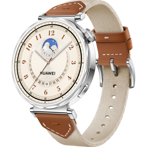 Huawei Watch GT5 Zilver/Bruin 41mm