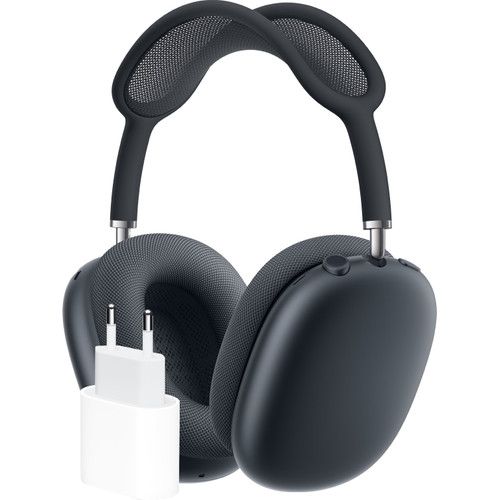 Apple AirPods Max Zwart + Apple Usb C Oplader 20W