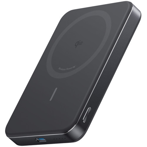 Anker MagGo Slim Draadloze Powerbank met MagSafe en Qi2 10.000 mAh met...