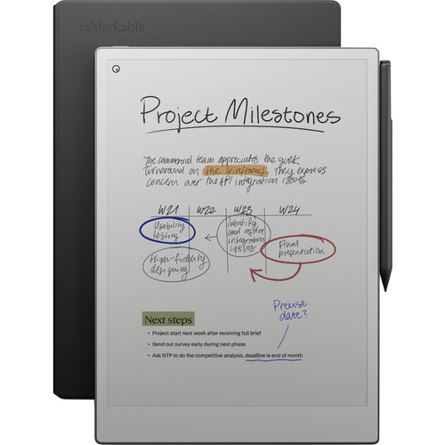 reMarkable Paper Pro with Book Case Leather Black | Coolblue