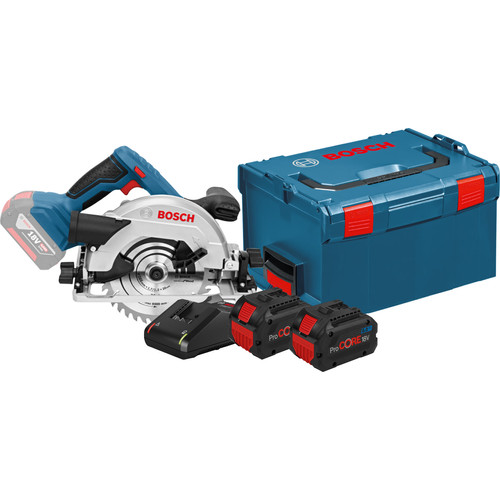 Bosch Professional GKS 18V-57 G 8,0 Ah ProCORE Accu (2x) Starterspakket