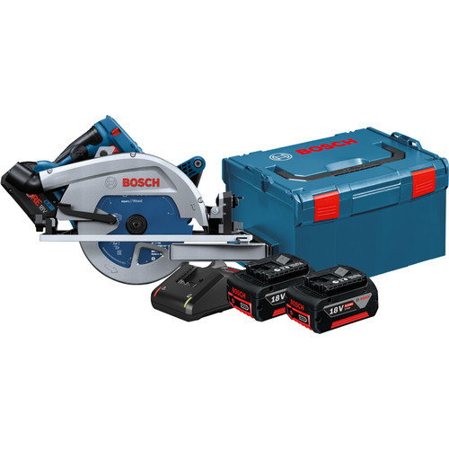 Bosch Professional GKS 18V-68 GC 5,0 Ah GBA Accu (2x) Starterspakket