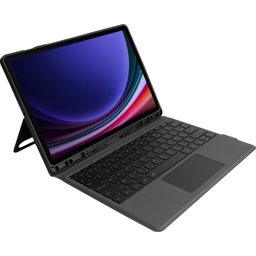 BlueBuilt Samsung Galaxy Tab S9 FE Plus/S10 Plus Toetsenbord Hoes AZERTY Zwart