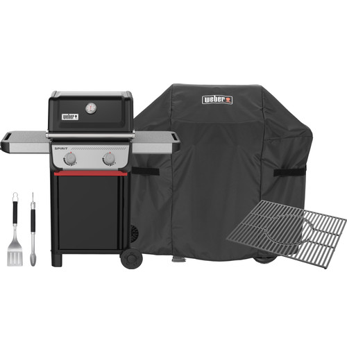 Copertura Per Barbecue Weber Spirit 210 - Impermeabile In PU, Resistente Agli UV, Misure 76x66x109 Cm, Con Chiusure In Velcro