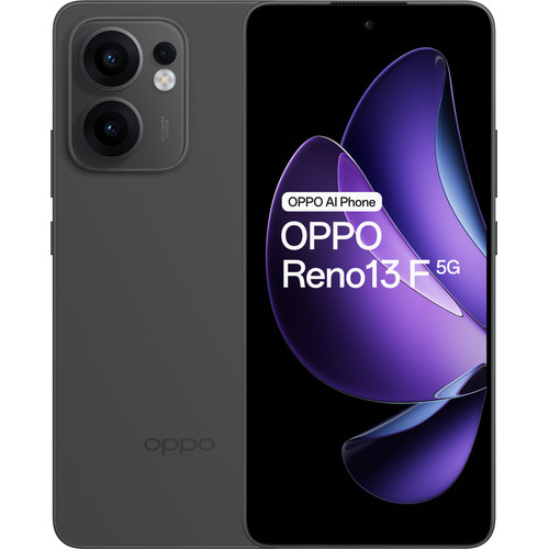 OPPO Reno 13 F 256GB Zwart 5G | Coolblue | Mobiele telefoons