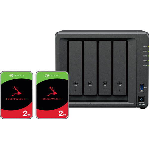 Synology DS425+ + Seagate Ironwolf 2TB Duo Pack | Coolblue | NAS