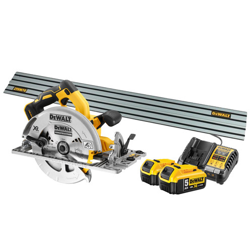 DeWalt DCS572NT-XJ 5,0 Ah Accu (2x) Compleet Pakket