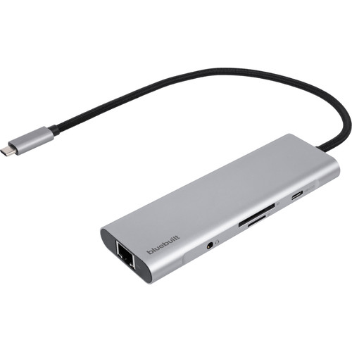 BlueBuilt 8-in-1 Docking Station met Usb C Zilver