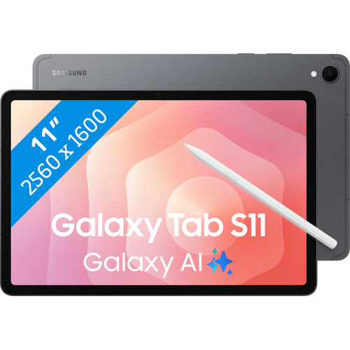 Samsung Galaxy Tab S11 (11.0インチ,128GB) Samsung Galaxy Tab S11 11 inch 128GB Wifi Grijs | Coolblue | Tablets