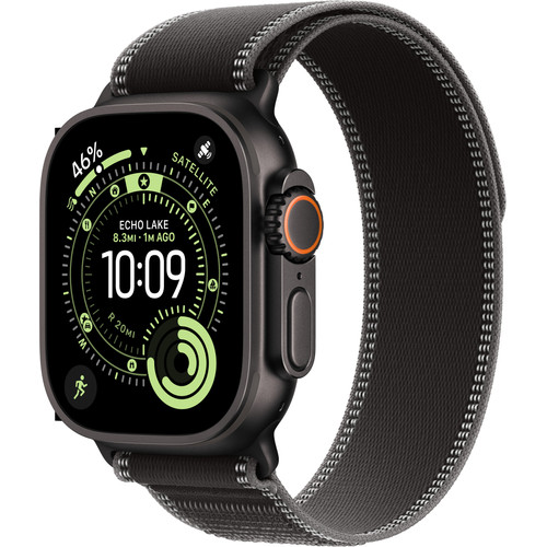 Apple Watch Ultra 3 Cellular 49mm Zwart Trail Band M/L