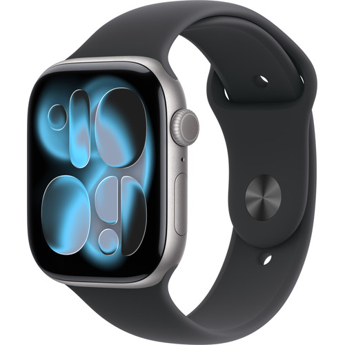 Apple Watch Series 11 46mm Grijs Sportband S/M