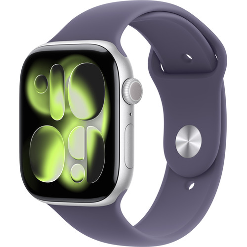 Apple Watch Series 11 46mm Zilver Sportband M/L