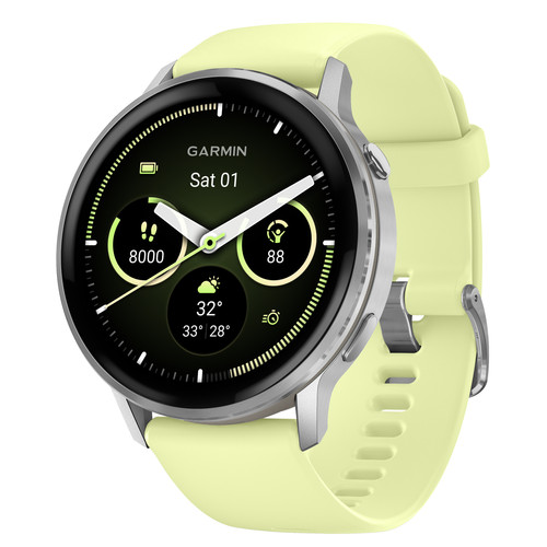 Garmin Venu 4 Zilver/Geel 45 mm