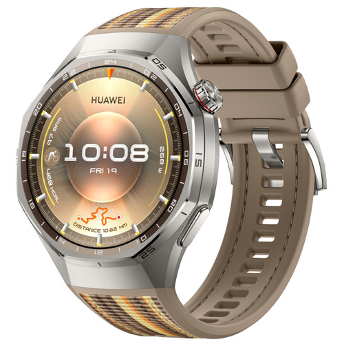 Huawei Watch GT 6 Pro 46 mm Zilver/Bruin