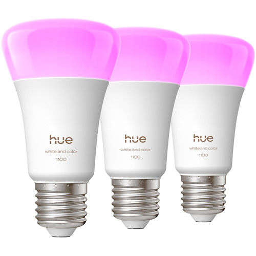 Philips Hue White and Color E27 1100lm 3-pack | Coolblue | Smart