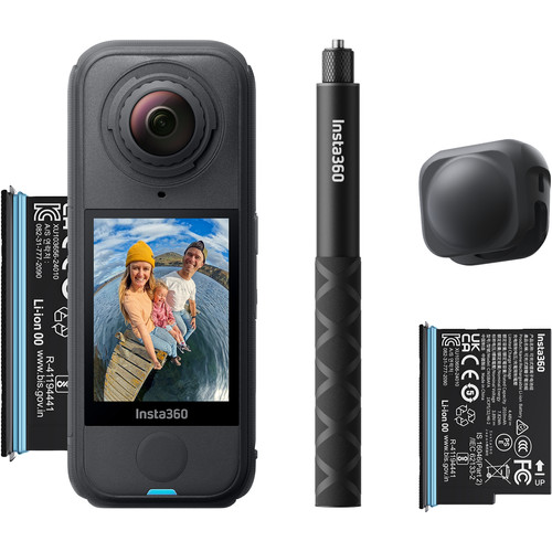 Hisewen Cargador de batería para Insta360 X4, hub de cargador rápido de