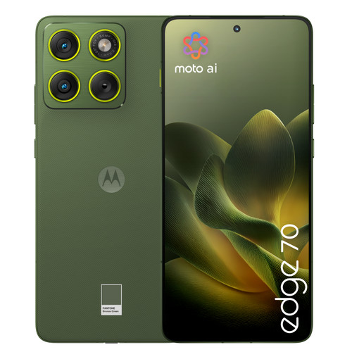 Motorola Edge 70 512GB Groen 5G | Coolblue | Mobiele telefoons