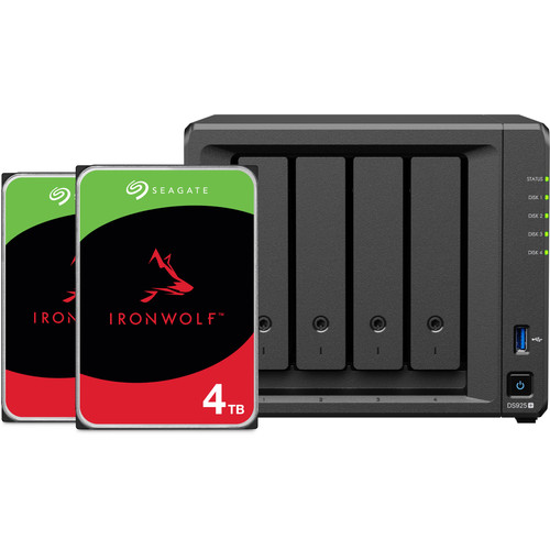 Synology DS925+ + Seagate IronWolf 4TB Duo Pack | Coolblue | NAS