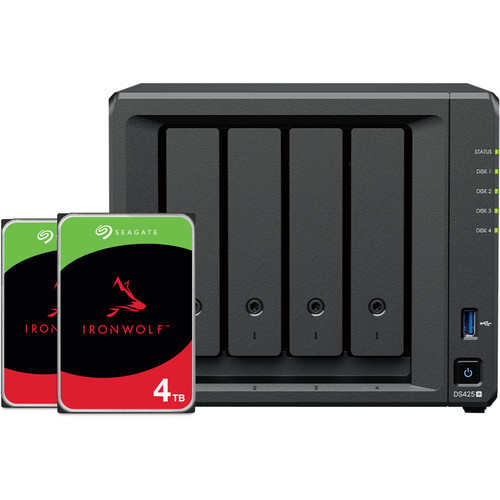 DS425+ + Seagate IronWolf 4TB Duo Pack