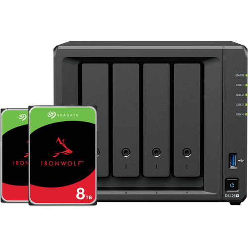 DS425+ + Seagate IronWolf 8TB Duo Pack