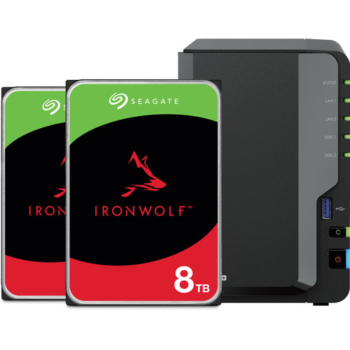 Synology DS225+ + Seagate IronWolf 8TB Duo Pack | Coolblue | NAS