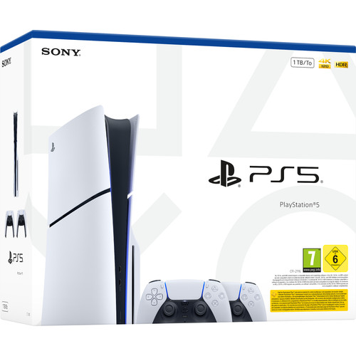 PlayStation 5 Slim Disc Edition + Extra Controller Wit