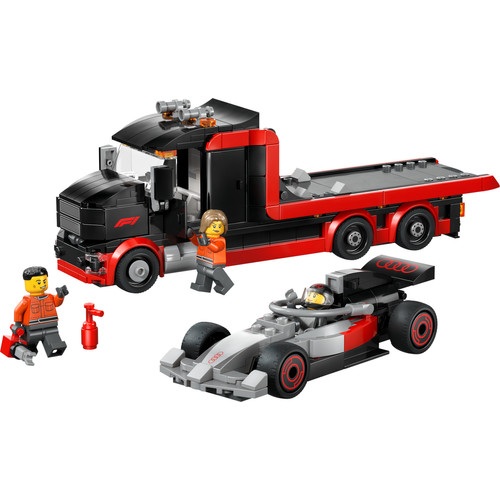 LEGO City F1 Displaytruck met Audi F1 racewagen 60493 | Coolblue | LEGO