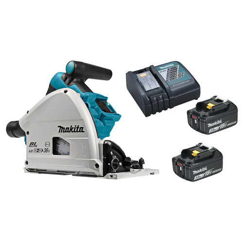 Makita DSP600ZJ 3,0 Ah Accu (2x) Starterspakket