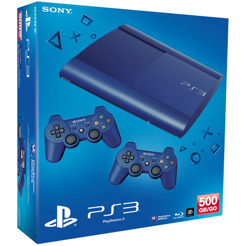 PlayStation 3 500 GB Super Slim Azurite Blue | Coolblue | Consoles