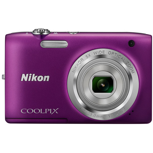 Nikon Coolpix S2800 Purple | Coolblue | Compactcamera's