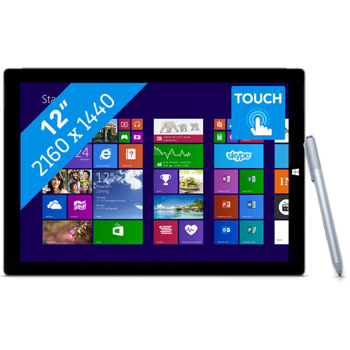 Microsoft Surface Pro 3 - 512GB - i7 - 8GB | Coolblue | Laptops