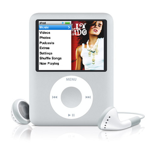 Apple iPod nano シルバー USBケーブル付き Apple iPod Nano 8 GB Silver (3G) | Coolblue | Mp3 spelers