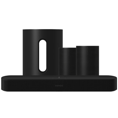 Sonos Beam Gen 2 Zwart + Era 100 SL Home Cinema Set Zwart