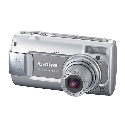 Canon PowerShot A470 Grey | Coolblue | Compactcamera's
