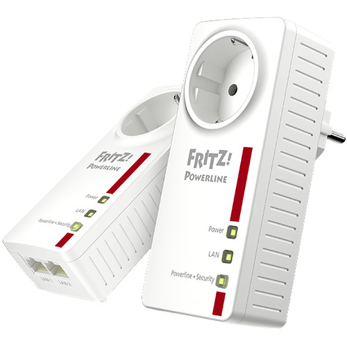 AVM FRITZ!Powerline 1220E Set International Geen WiFi 1200 Mbps 2 adapters