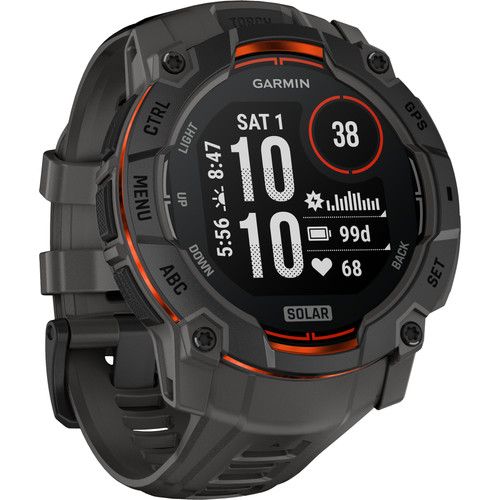 Garmin Instinct 3 Solar Zwart 50 mm
