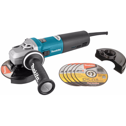 Makita 9565HRZ Haakse slijper | 125mm 1100w | SJS systeem - 9565HRZ