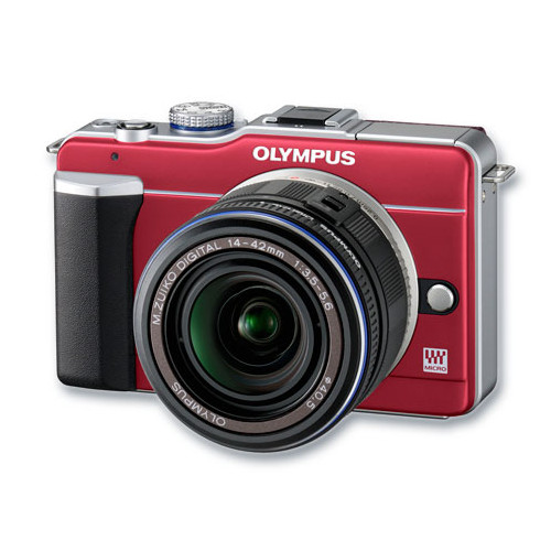 Olympus PEN E-PL1 14-42mm Kit Red | Coolblue | Systeemcamera's