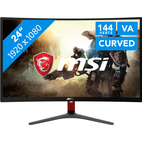 MSI Optix G24C | Coolblue | Monitors