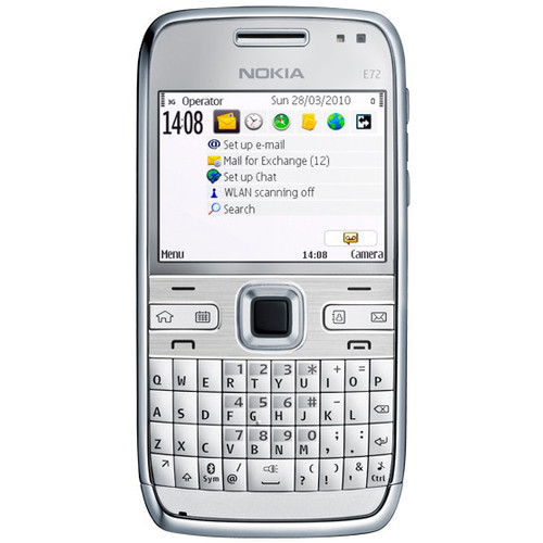 Nokia E72 Zircon White QWERTY | Coolblue | Mobiele telefoons