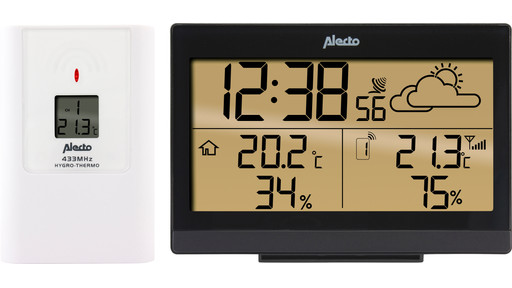 GreenBlue GB148 Weather Station with Alarm Clock Function Weather