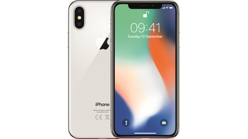 iPhone X Silver 256 GB 55348 iPhone X Silver 256 GB docomo