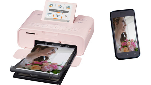 Canon SELPHY CP1300 Pink | Coolblue | Pocket printers